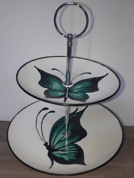 Etagere aus Porzellen handbemalt - Bern 4
