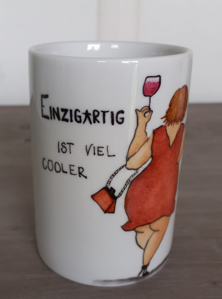 Tassen Porzellan Handbemalt